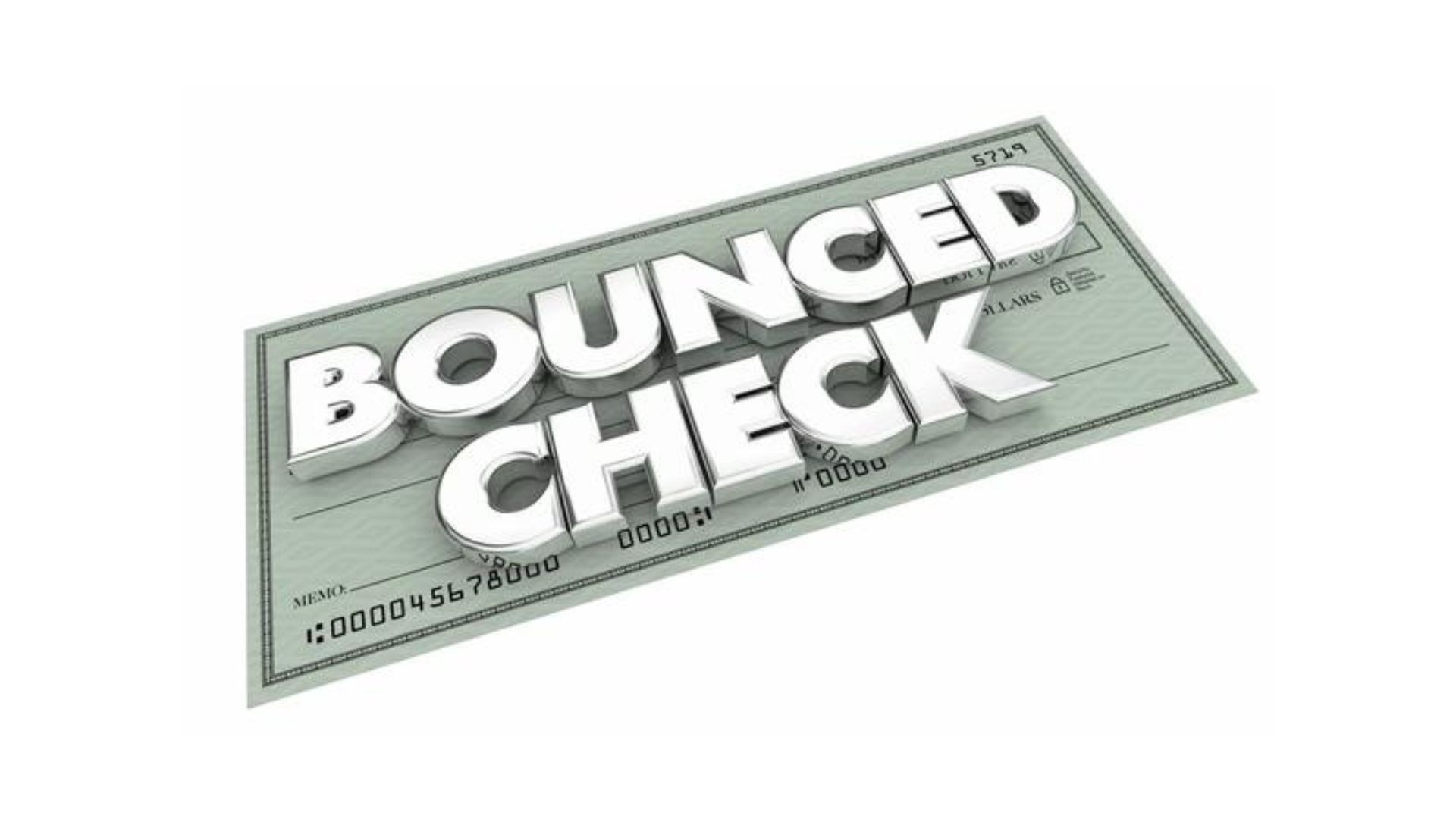 What Does It Mean When A Check Bounces?