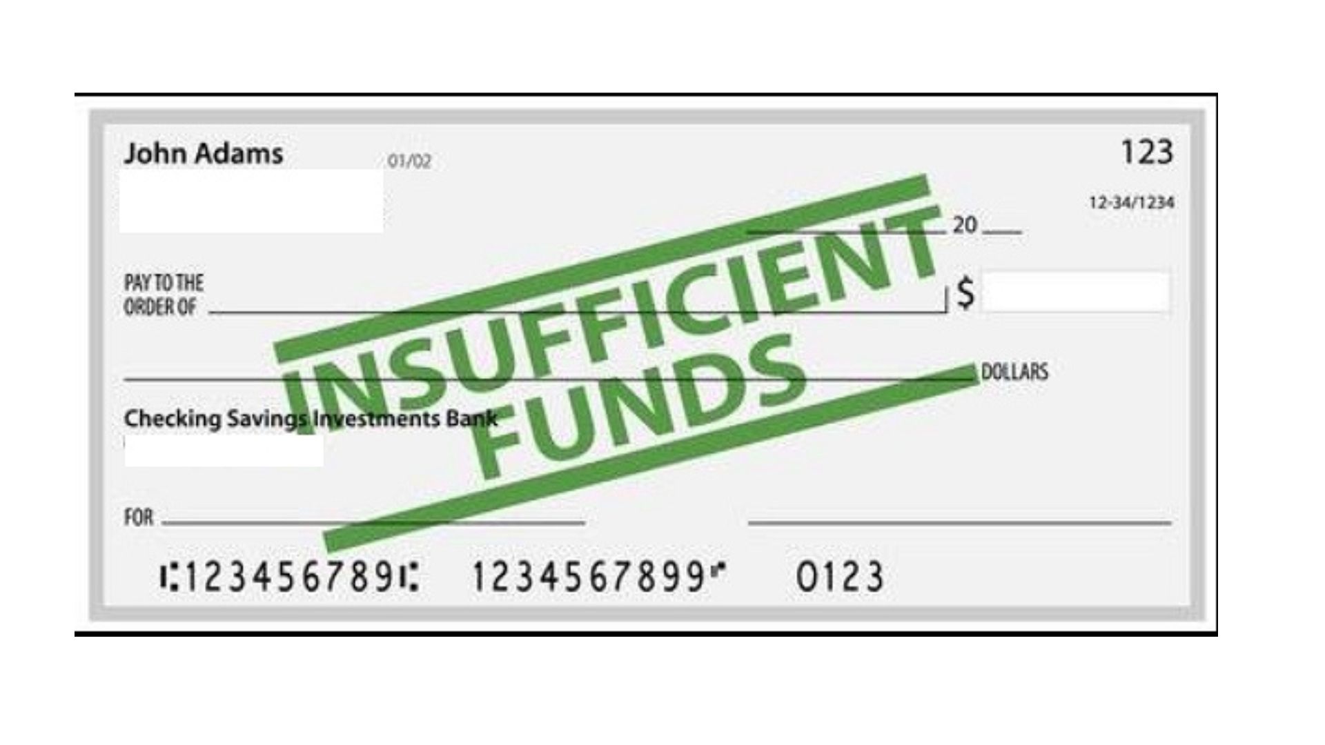 What Are The Possible Reasons For A Bounced Check?