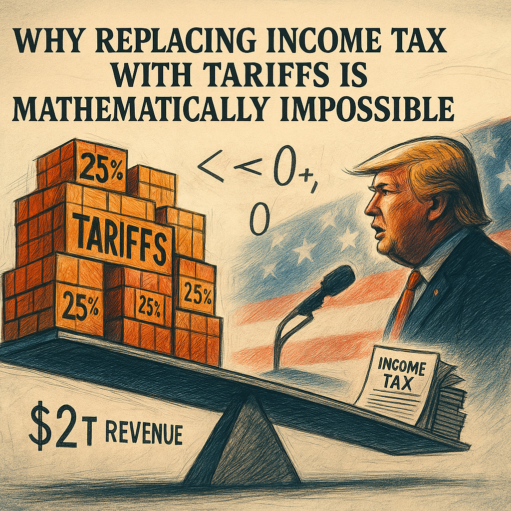 The Numbers Don't Add Up: Why Trump's Plan To Replace Income Tax With Tariffs Is Mathematically Impossible